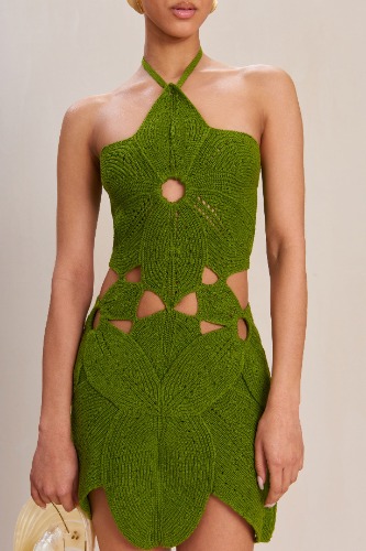 Cult Gaia Floreana Knit Dress