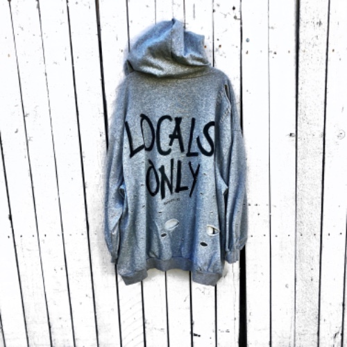 'LOCAL' PAINTED SWEATSHIRT - X Large
