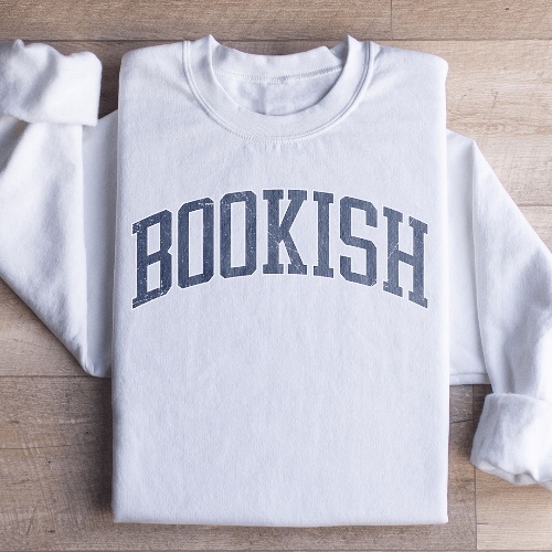 Bookish Sweatshirt - White / 3XL