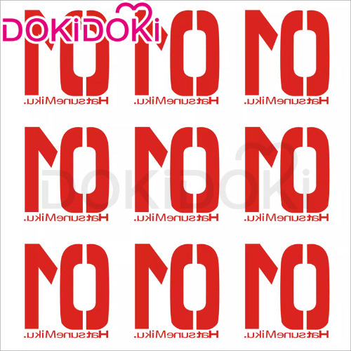 【In Stock】DokiDoki Anime/ Game Cosplay Number Tattoo | Ver.1-Ready For Ship