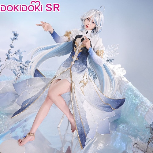 【$16 Off Only For Orders Beofre 25th Dec】DokiDoki-SR Game Genshin Impact Cosplay Focalors Hydro Archon Costume Fontaine Furina God of Justice | M-PRESALE-Special Price Beofre 25th Dec