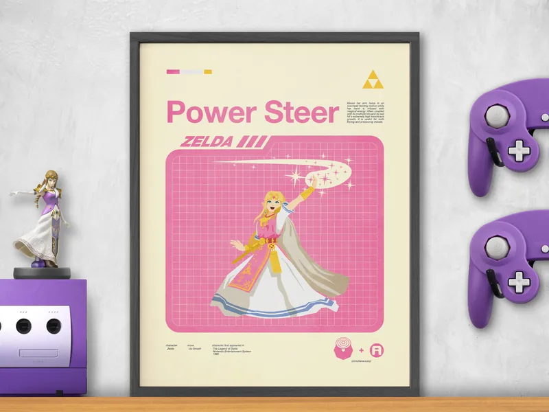 Super Smash Bros Moveset Series - ZELDA / POWER STEER no.17