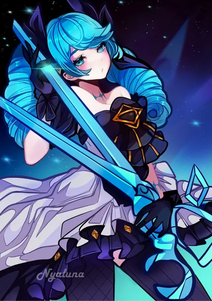 Gwen - League of Legends - glossy print A4 - A5