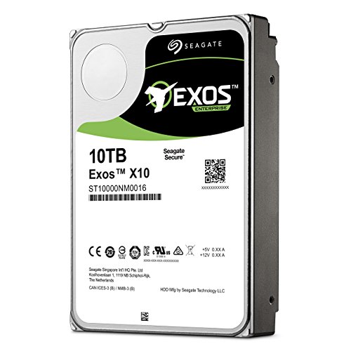 Seagate Enterprise Capacity 3.5 HDD 10TB (Helium) 7200RPM SATA 6Gb/s 256 MB Cache Internal Bare Drive (ST10000NM0016) (Renewed)