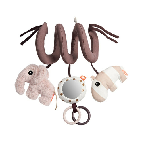 Powder Pink Spiral Baby Activity Toy