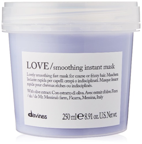 Davines LOVE Smoothing Instant Mask, Anti-Frizz Action for Sleek and Smooth Results, 8.45 fl. oz. - 