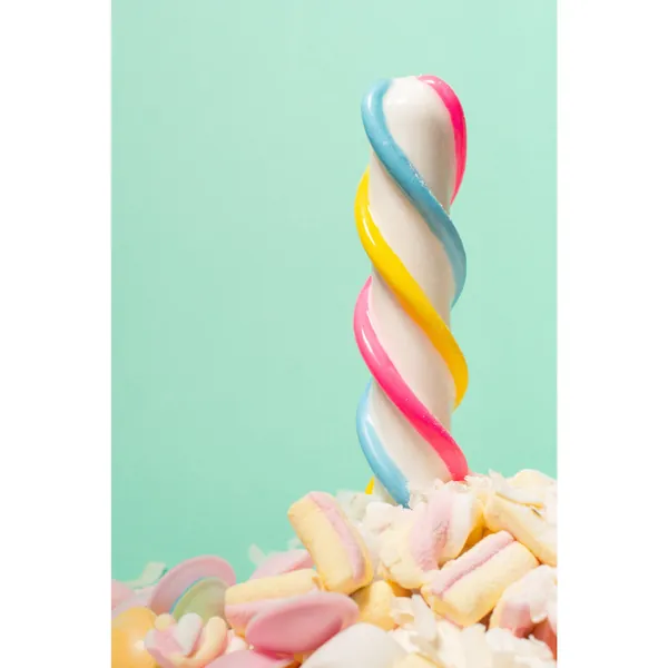 Marshmallow : squishy, colorful dildo
