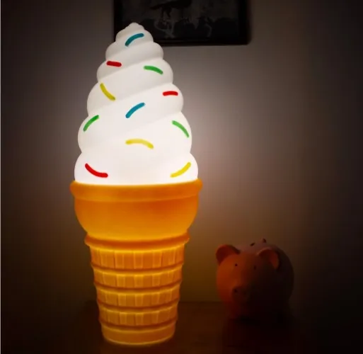 Lighted Giant Ice Cream Cone
