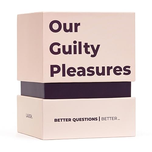 Our Guilty Pleasures Couples Games for Adults - The Best Spicy Conversation Cards - Perfect for Date Night - 120 Cards - 3 Exciting Levels