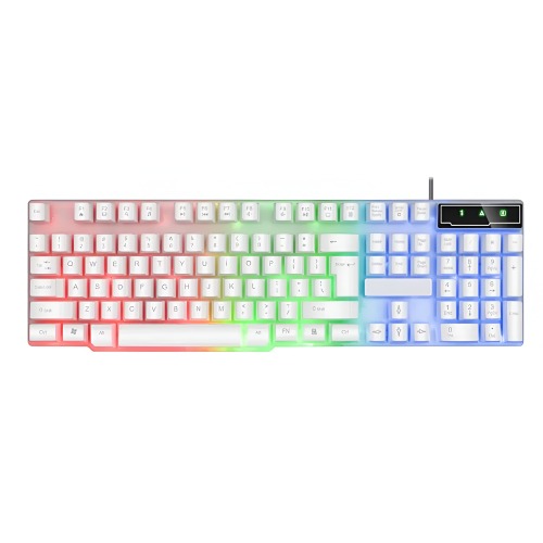 Glow USB Backlit Gaming Keyboard - White
