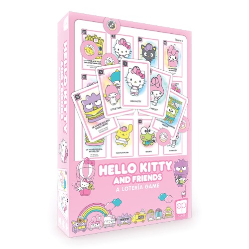 Hello Kitty and Friends Loteria | Traditional Loteria Mexicana Game of Chance | Bingo Style Game Featuring Custom Artwork & Illustrations from Hello Kitty | Inspired by Spanish Words & Mexican Culture - 