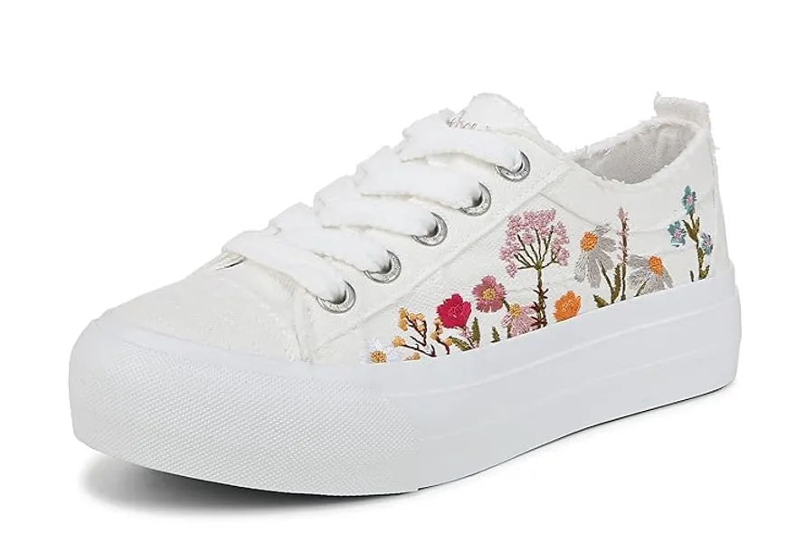 Blowfish Malibu Women's Sadie-Sun Sneaker - 8 - White