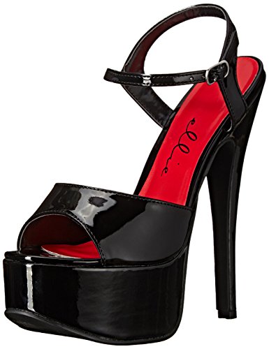 Ellie Shoes Women's 652-JULIET Dress Sandal - 9 - Black