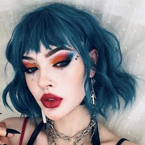 Female Shuichi Saihara Cosplay Wig