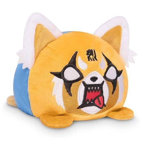 TeeTurtle - The Officially Licensed Original Sanrio Plushie - Aggretsuko - Cute Sensory Fidget Stuffed Animals That Show Your Mood - Aggretsuko