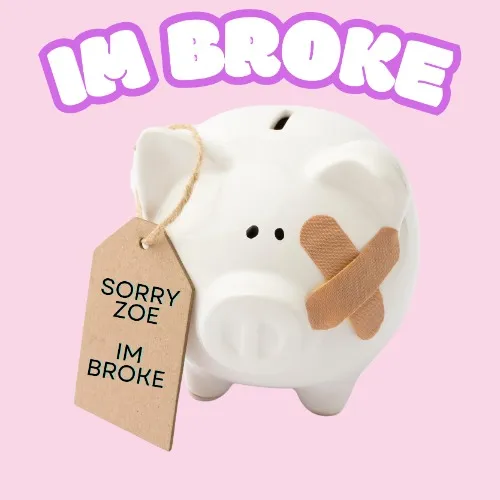 "I'm broke, but I'm going to worship you anyway"