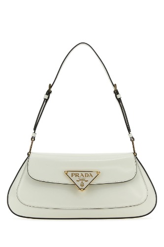 White leather shoulder bag - OS