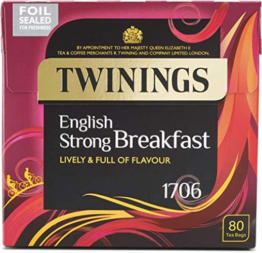 Twinings Assam Strong and Malty, 80 Tea Bags… - Twinings 1706 Strong Breakfast , Strong & Traditional Uk, 80 Tea Bags