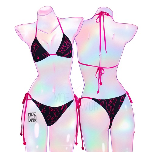 Manga Noises Bikini - Pink / XS/S