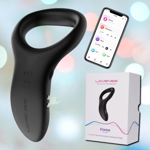 Lovense Diamo Bluetooth-Controlled Vibrating Cock Ring