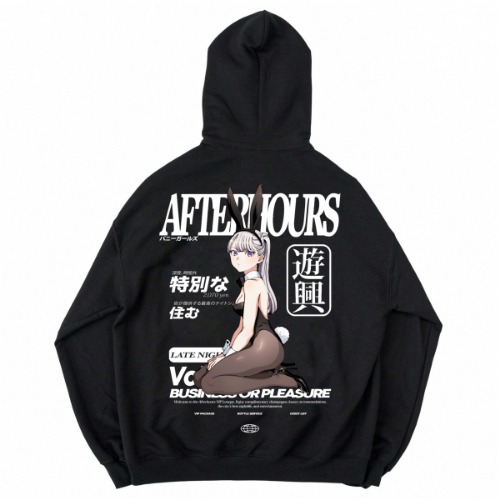 Pleasures Hoodie | Black - xl