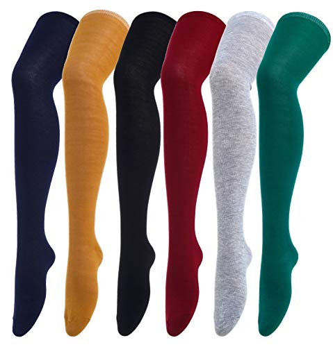 CISMARK Thigh High Striped Over the Knee Socks Long Knee High Socks for Women - One Size - 63gjw-4