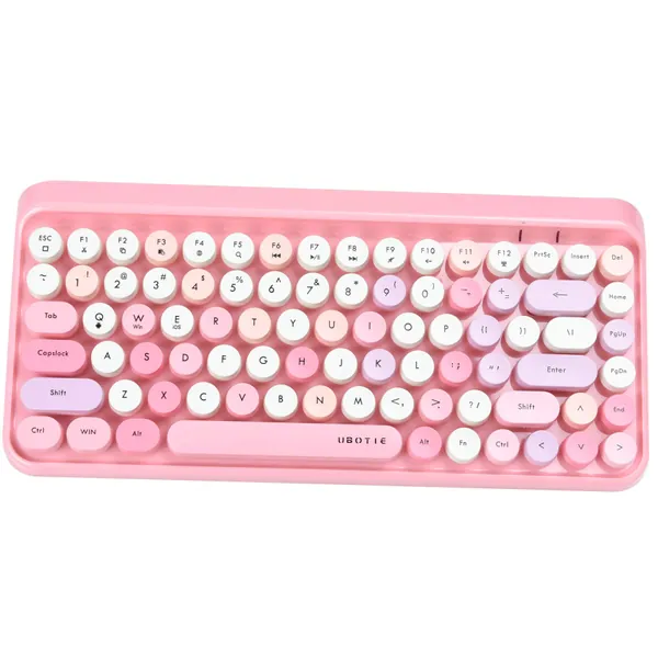 Pink Mini Wireless Keyboard