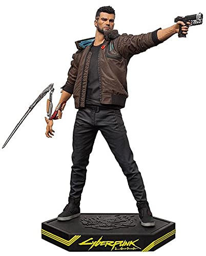 Dark Horse Deluxe Cyberpunk 2077 V-Male Figure, Multicolor, 9.5 inches