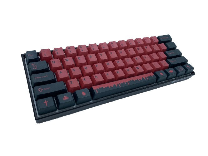 Hayabusa 60% Keyboard - Blood Thirsty | Alpherior Copper Speed Switch (Tactile)