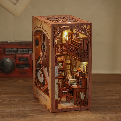 CUTEBEE DIY Book Nook Kit (The Secret Rhythm) | The Secret Rhythm(Dust Cover Included)