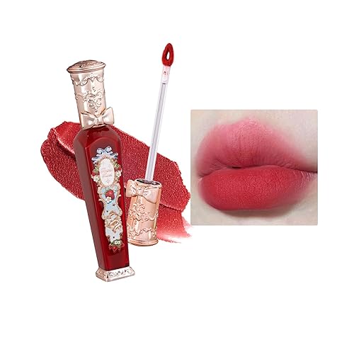 Flower Knows Strawberry Rococo Cloud Lip Cream Matte Liquid Lipstick-Long Lasting&Highly Pigmented Lip Stain -Velvety Waterproof Lip Makeup for Girls&Women-0.12 Fl Oz,1 Count(S09 Strawberry Crown) - 0.12 Fl Oz (Pack of 1) - S09 Strawberry Crown