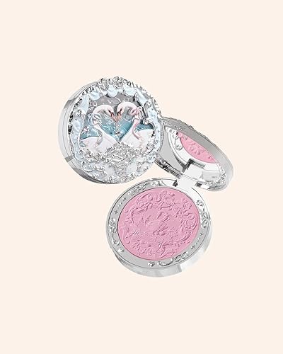 Flower Knows Swan Ballet Embossed Blush,Matte Finish,Buildable & Blendable Makeup Blush for Cheeks,Soft & Long-lasting for Girls & Women(03 Silky Ribbon,5g) - 03 Silky Ribbon - 0.17 Ounce (Pack of 1)