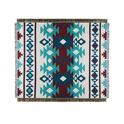 Peel Forest Picnic Blanket Rugs Camping Bedding Navajo Aztec Tribal Throws for Home and Outdoors Road Trip (50“X60”)…… - 50"X60" - Montréal