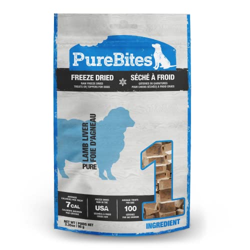 Purebites Lamb for Dogs, 3.35Oz / 95G - Mid Size - 95 g (Pack of 1)