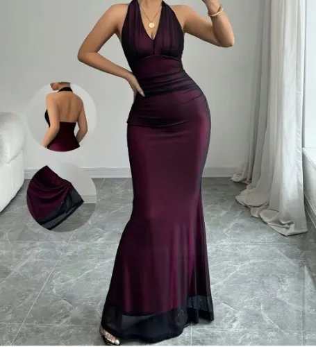 Merlot Siren Dress