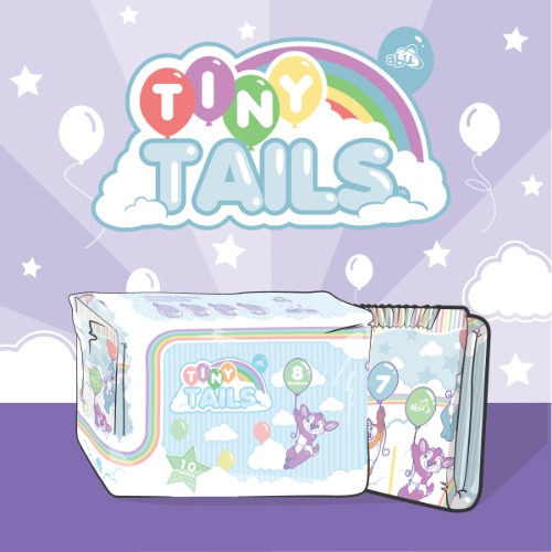 ABU TinyTails | Pack - 10 Diapers / Medium