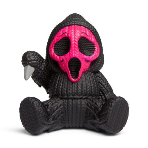 Ghost Face Pink Fluorescent Handmade By Robots Full Size Vinyl Figure - Ghost Face Pink Face