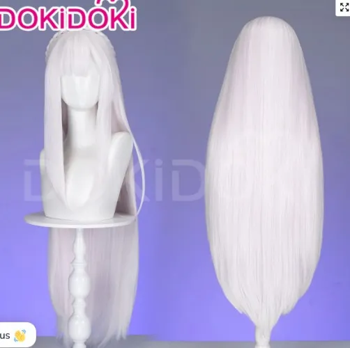 DokiDoki Anime Cosplay Wig / Headwear Women Long White Hair | Wig Only-Ready For Ship