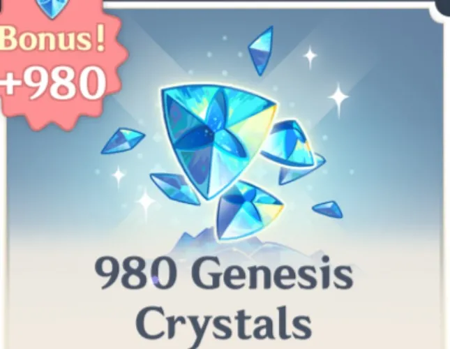 980 Genesis Crystals - Genshin Impact