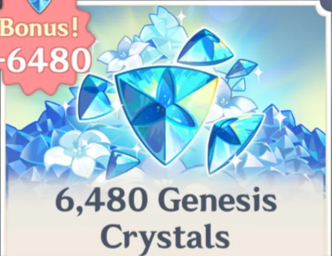 6480 Genesis Crystals - Genshin Impact
