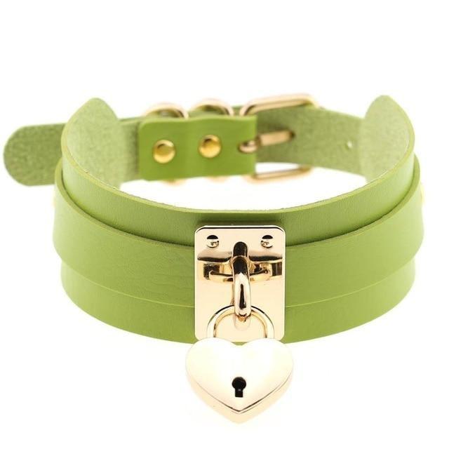 Locket Collar - Green