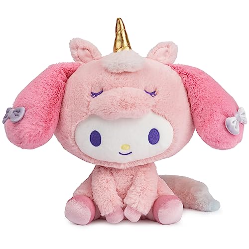 GUND Sanrio My Melody Unicorn Plush Toy, Premium Stuffed Animal for Ages 1 and Up, Pink, 9.5” - Sanrio My Melody Unicorn 9.5"