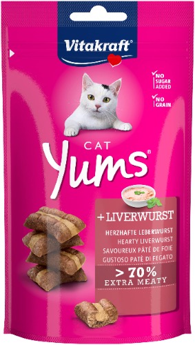 Vitakraft Cat Yums leverworst, 40 gr / Kaas