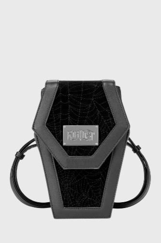 Casket Of Sorrow Mini Backpack | One Size / Black / 100%PU