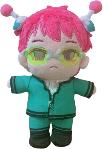 Saiki Kusuo Plush Toy, Anime Saiki K Clothes Changable Plushies Cosplay Gift Collectible Figure Toy 20cm / 7.9in