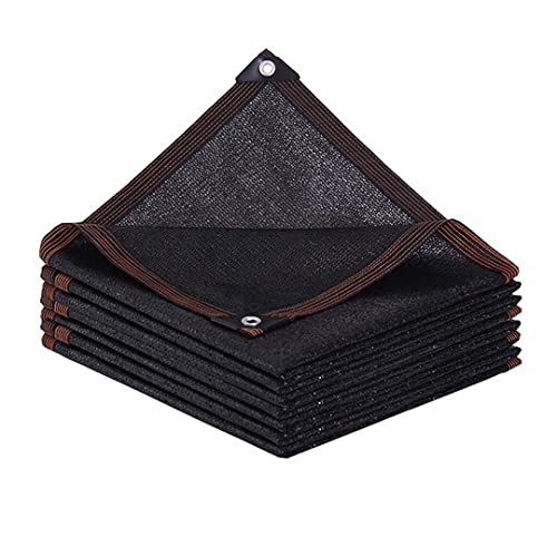 Shade-Cloth-70% for Garden Plants 6x6 FT, Black Sun-Block Shade Cover Mesh Tarp with Grommets Sun Shade Canopy for Outdoor Pergola Patio Flower Lawn Kennel Chicken Coop - 6x6 FT - BLACK