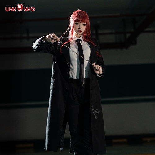 【Pre-sale】Uwowo Manga Cosplay Makima Cosplay Costume Makima Halloween Coplay - Costume+Cloak / M