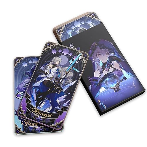 SDAIGC Honkai Star Rail Black 14 PCS Playing Cards, Collectible Poker Deck of Cards Game for Game Fans (14pcs) - 14pcs