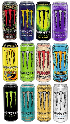 MONSTER ENERGY DRINK 12 SMAKÓW MIX 500ml x12