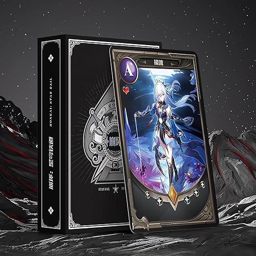 Honkai: Star Rail Black Playing Cards, Collectible Poker Deck of Cards Game Merch